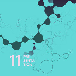 abstract background with connect circles vector image