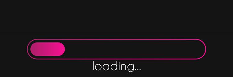 load bar progress gradient download interface vector image