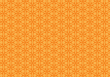 orange hexagon triangle geometry presentation vector image