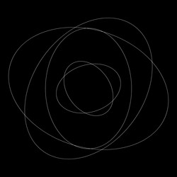 abstract random circles geometric circular element vector image