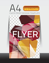 Modern flyer design vector