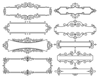 trendy linear frame with copy space vector image