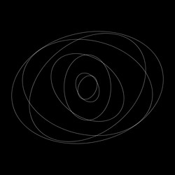 abstract random circles geometric circular element vector image