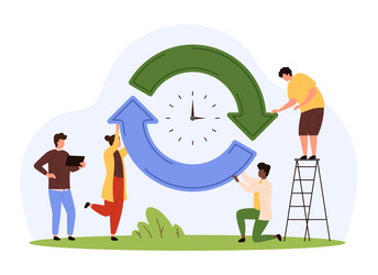 refresh or reload task renew visualization vector image
