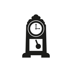 time icon and watch timer symbol ui web vector image