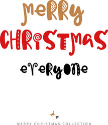 christmas and winter theme poster Vector Image