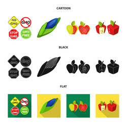 isolated object of test and synthetic symbol set vector image