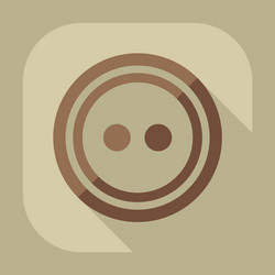 flat modern design with shadow icon buttons vector image