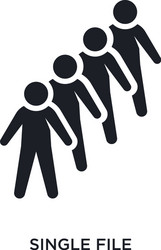 single file isolated icon simple element from vector image