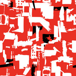 artisan seamless pattern with abstract shapes vector image