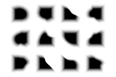 halftone hexagon pattern reprographic technique vector image