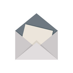 Send Message Envelope Icon vector image