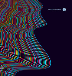 abstract graphics technological sense vector image