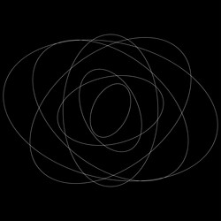 abstract random circles geometric circular element vector image