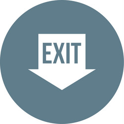 exit vector image