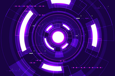 gradient technology futuristic background design vector image