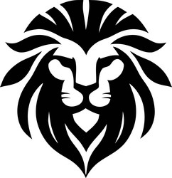 lion head emblem logo and iconlion Vector Image