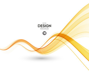 abstract color wave design element vector image