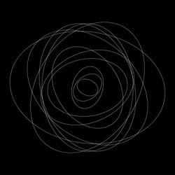 abstract random circles geometric circular element vector image