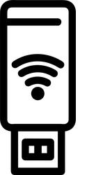 cloud storage icon symbol image of the hosting vector image