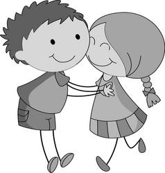 Anime Boy and Girl Kissing Stock Vector Image & Art - Alamy