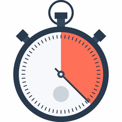speed optimization flat web icon vector image