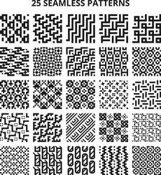 Abstract Geometric Patterns vector image