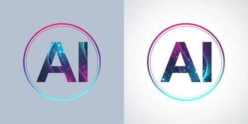 ai banner concept in the digital style generative vector image