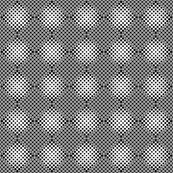 abstract black and white circle pattern background vector image