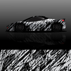 Abstract Car Wrap Patterns vector image