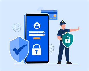 global data security personal cyber vector image