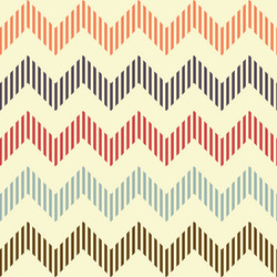 Geometric Wavy Chevron Pattern vector image