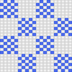geometrical seamless knitting scheme pattern vector image