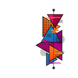 minimal hipster pattern vector image