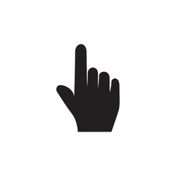 mouse cursor symbol - arrow click pointer isolated vector image