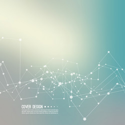 Network Data Abstract Background vector image