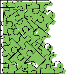 puzzle pieces game background design vector image