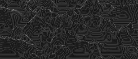 abstract background with distorted line shapes vector image