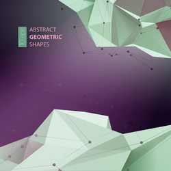abstract triangles space low poly vector image