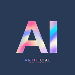 ai banner concept in the digital style generative vector image