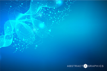 big data visualization background modern vector image