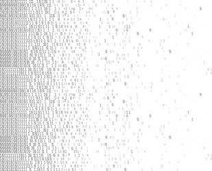 binary computer code abstract technology vector image