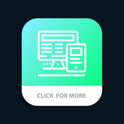 computer monitor education calculate mobile app vector image