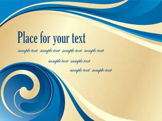 Dynamic Abstract Flow Background vector image