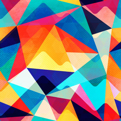 Geometric Triangle Pattern vector image
