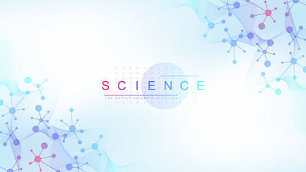 DNA Abstract Molecular Structure vector image