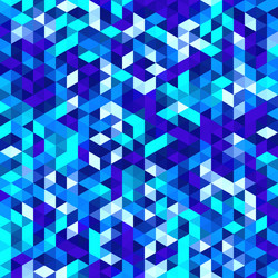 Polygonal mosaic triangle texture vector