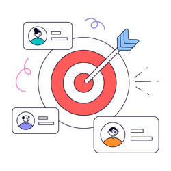 ready to use animated design of media content vector image