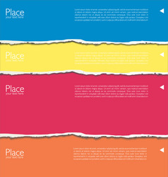 Torn Paper Background - Text Space vector image