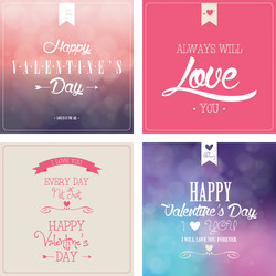 abstract love background with some special objects vector image